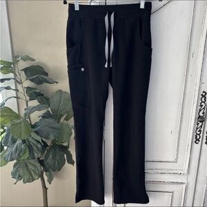 Figs Black Technical Collection Pants